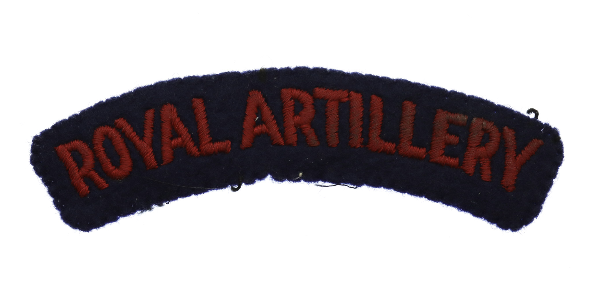 Royal Artillery (ROYAL ARTILLERY) Cloth Shoulder Title
