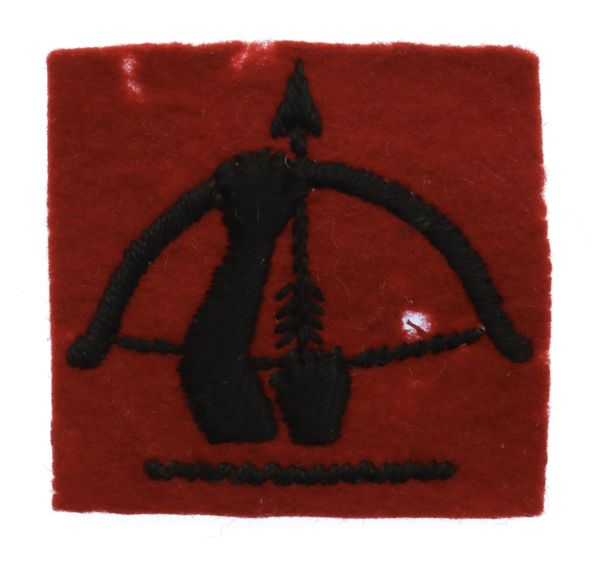 Anti-Aircraft Command Cloth Formation Sign (1st Pattern)