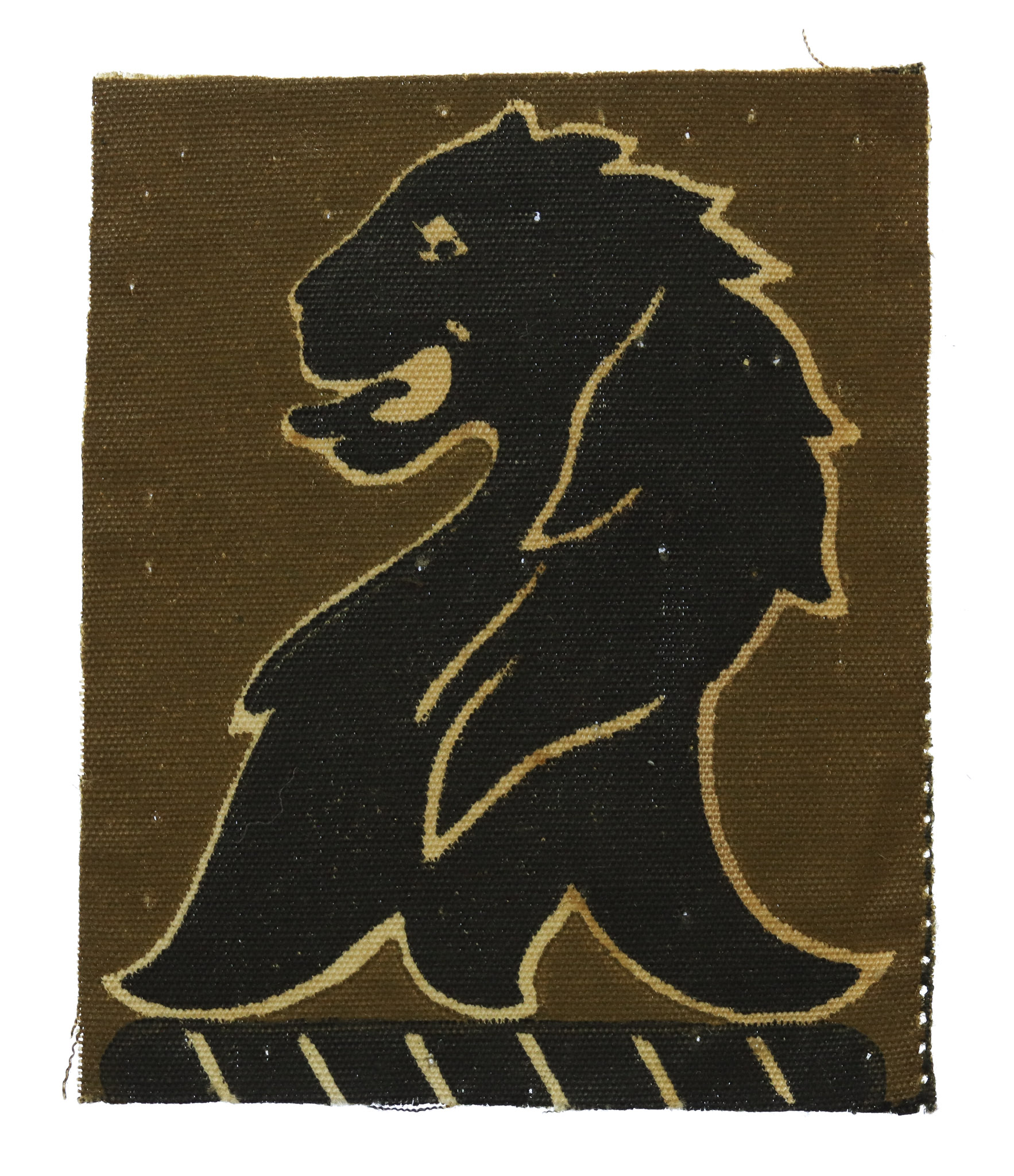 10th Anti-Aircraft Division Printed Formation Sign