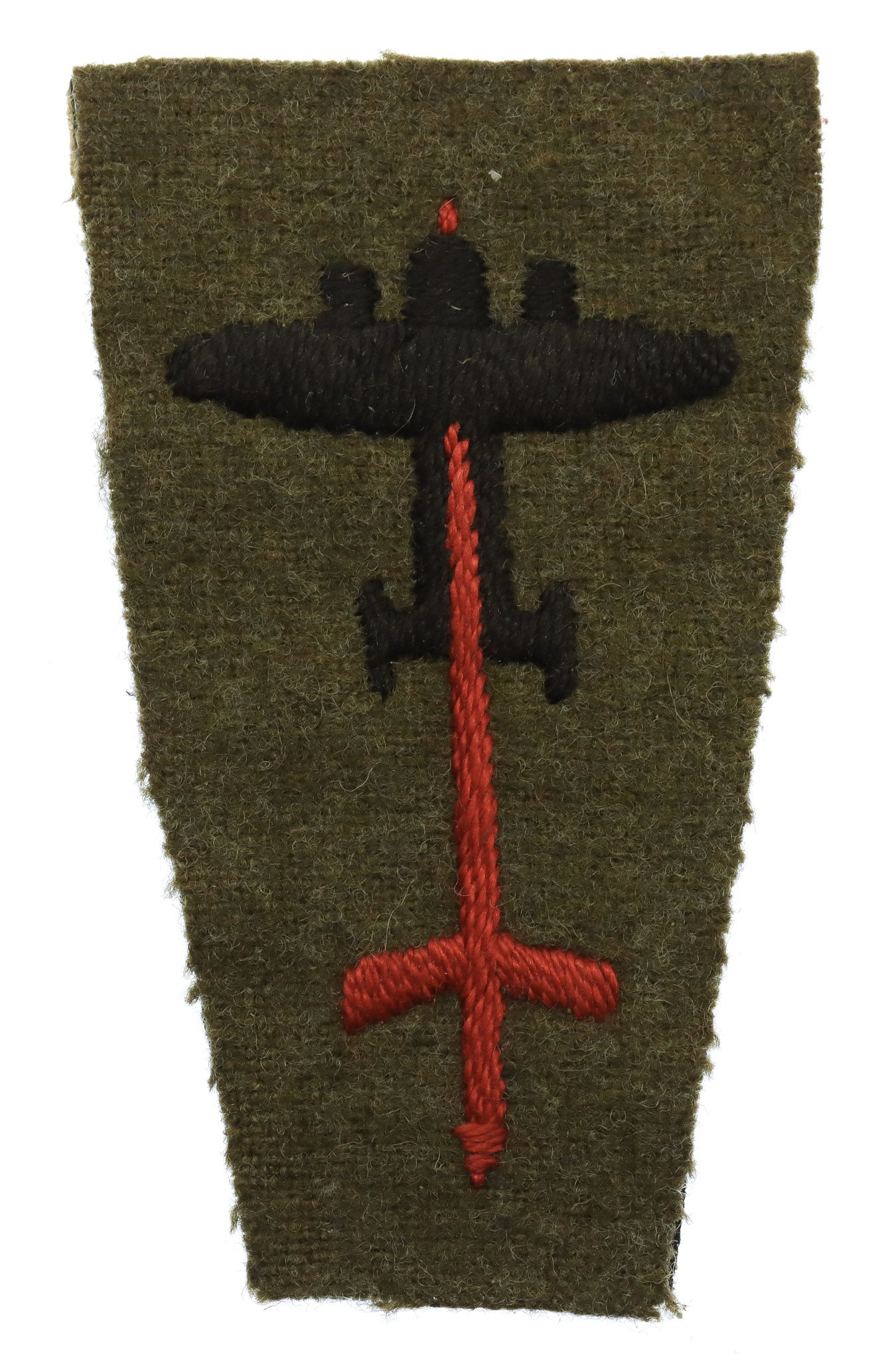1st Anti-Aircraft Division Cloth Formation Sign