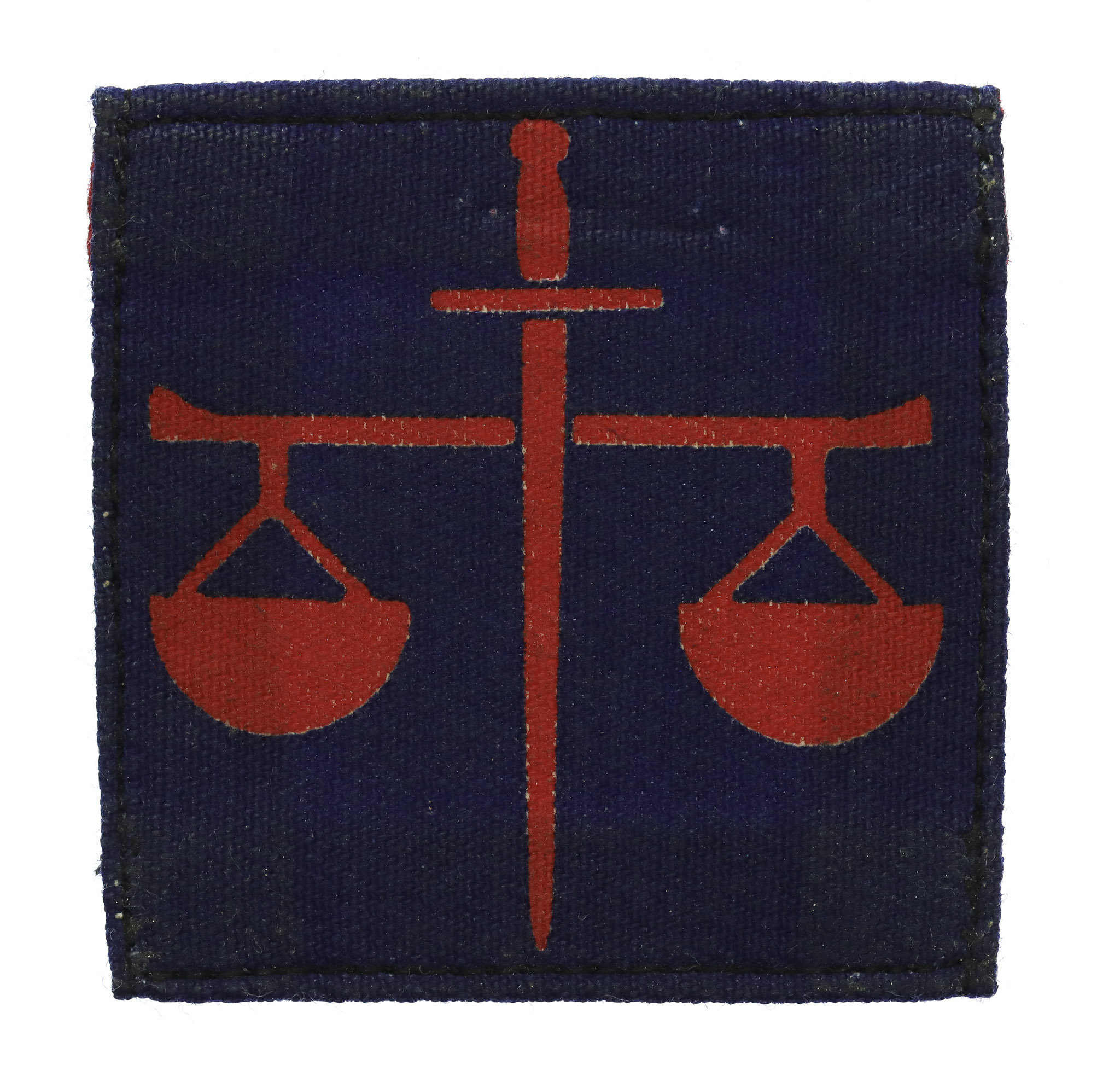7th Anti-Aircraft Division Painted Formation Sign