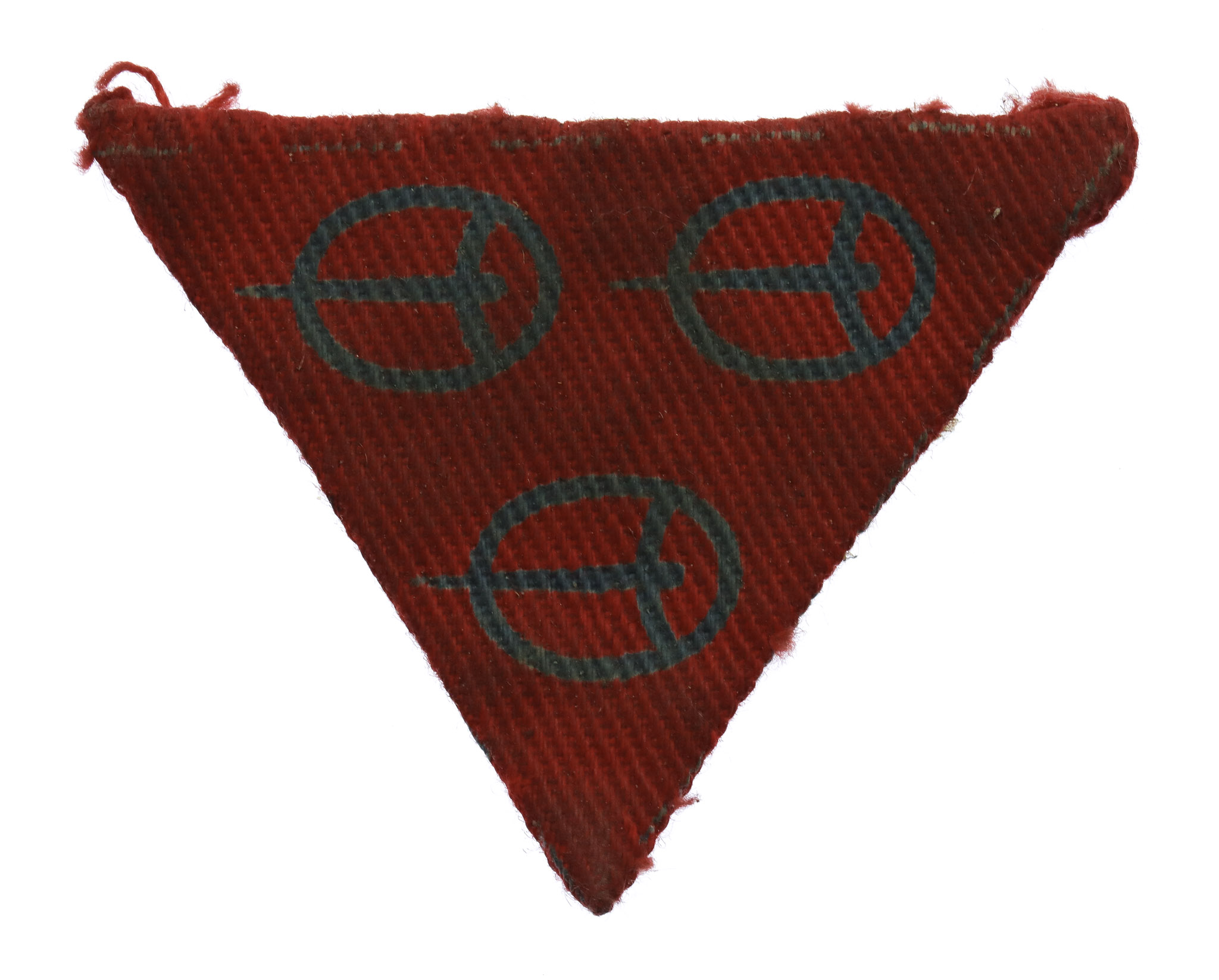4th Anti-Aircraft Division Printed Formation Sign