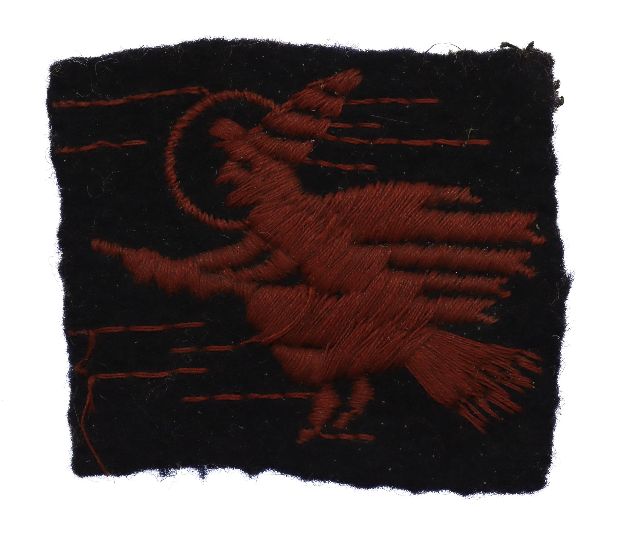 2nd Anti-Aircraft Division Cloth Formation Sign