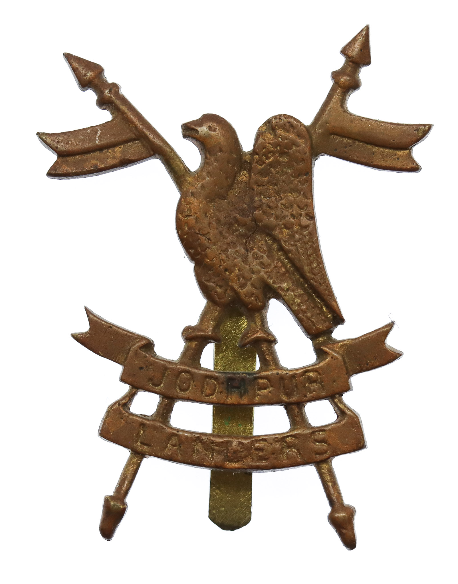 Indian Army Jodphur Lancers Cast Headdress Badge