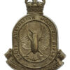 South Australian Mounted Rifles Hat Badge - Queen's Crown