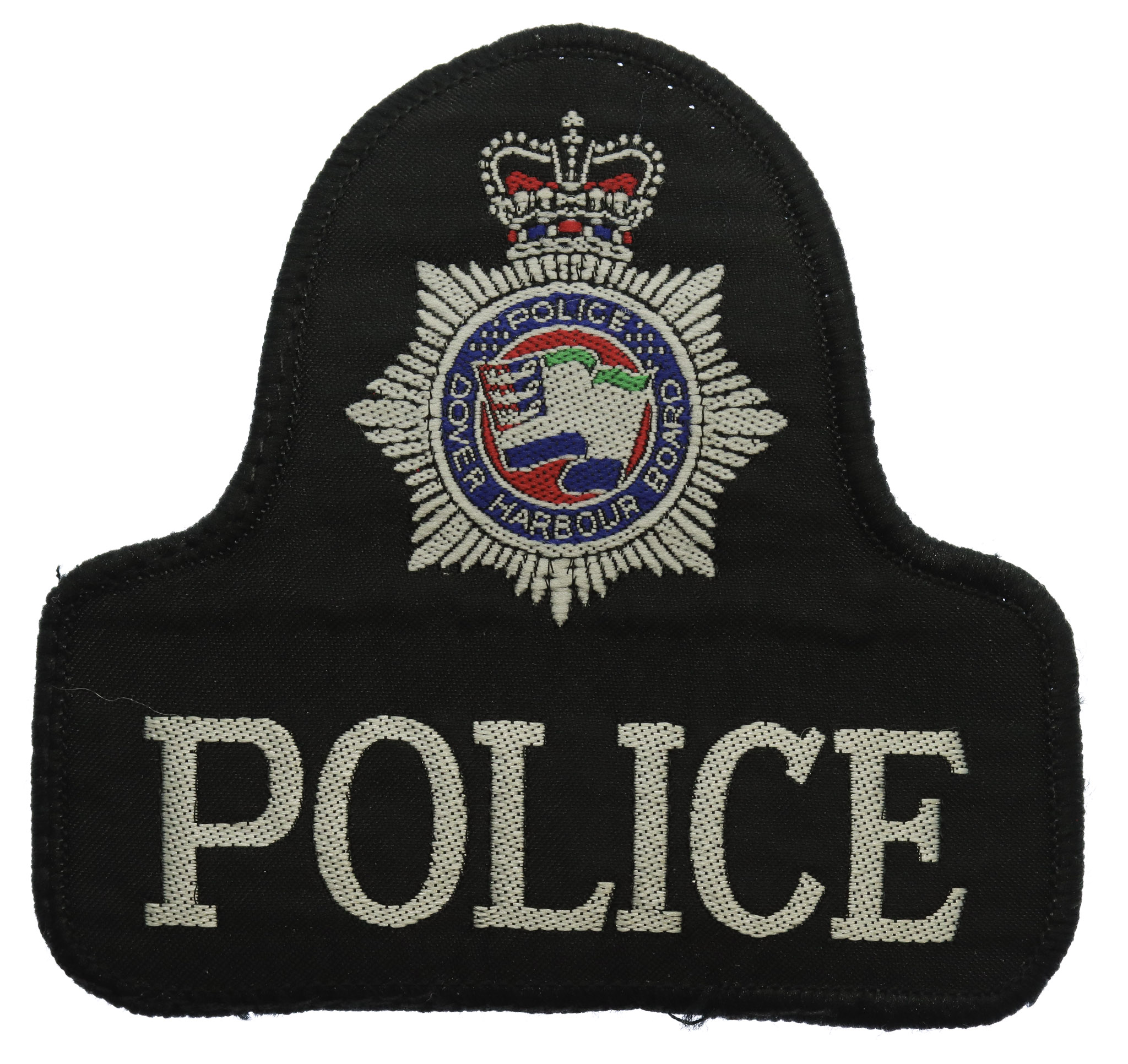 Dover Harbour Board Police Cloth Bell Patch Badge