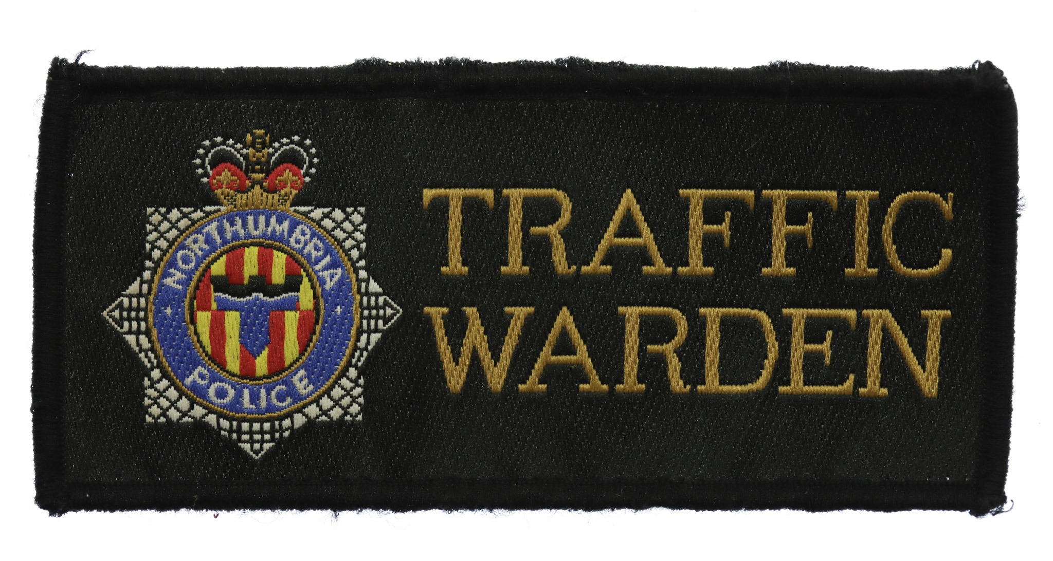 Northumbria Police Traffic Warden Cloth Patch Badge