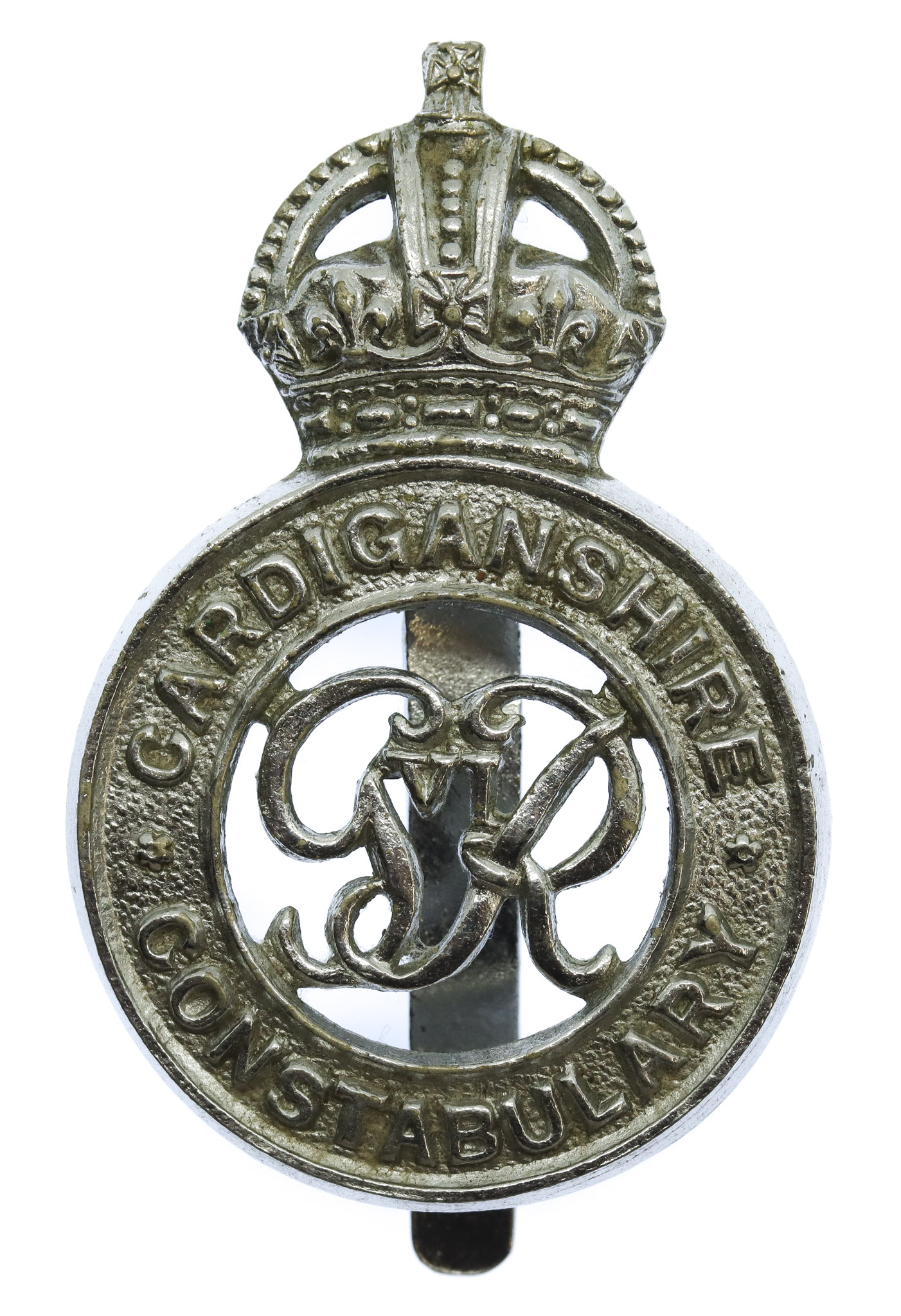 George VI Cardiganshire Constabulary Cap Badge