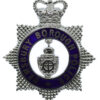 Dewsbury Borough Police Senior Officer's Enamelled Cap Badge - Queen's Crown