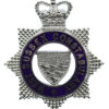 West Sussex Constabulary Senior Officer's Enamelled Cap Badge - Queen's Crown