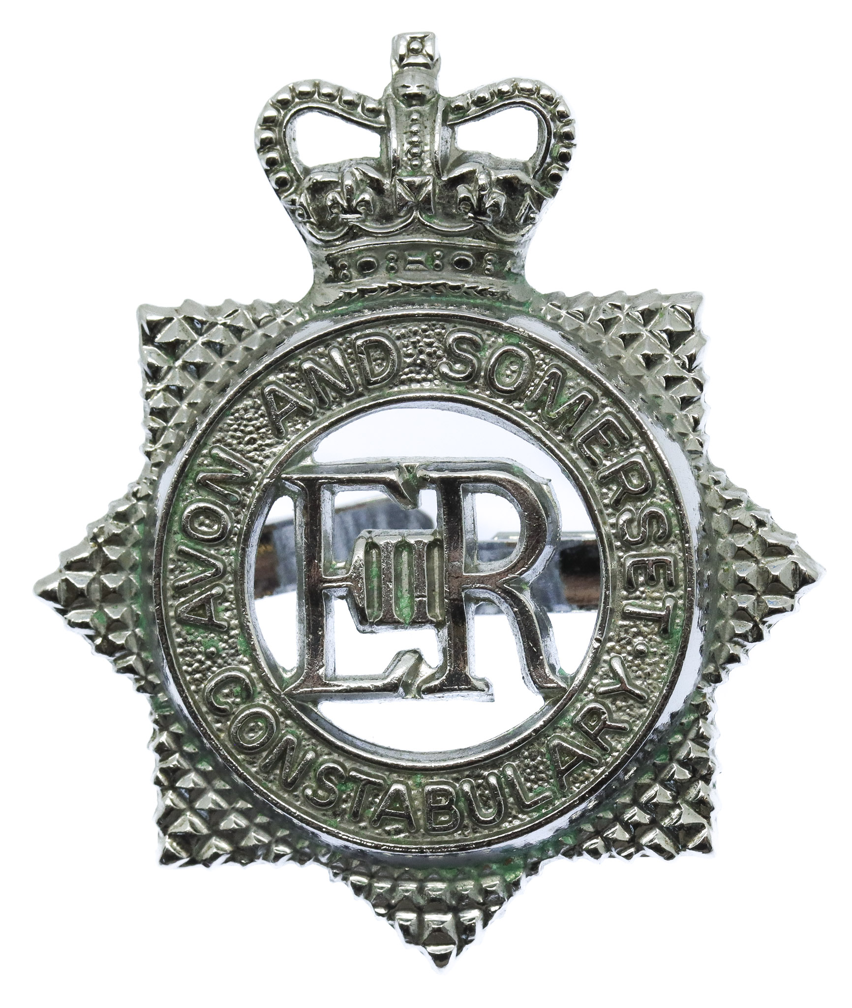 Avon and Somerset Constabulary Cap Badge - Queen's Crown