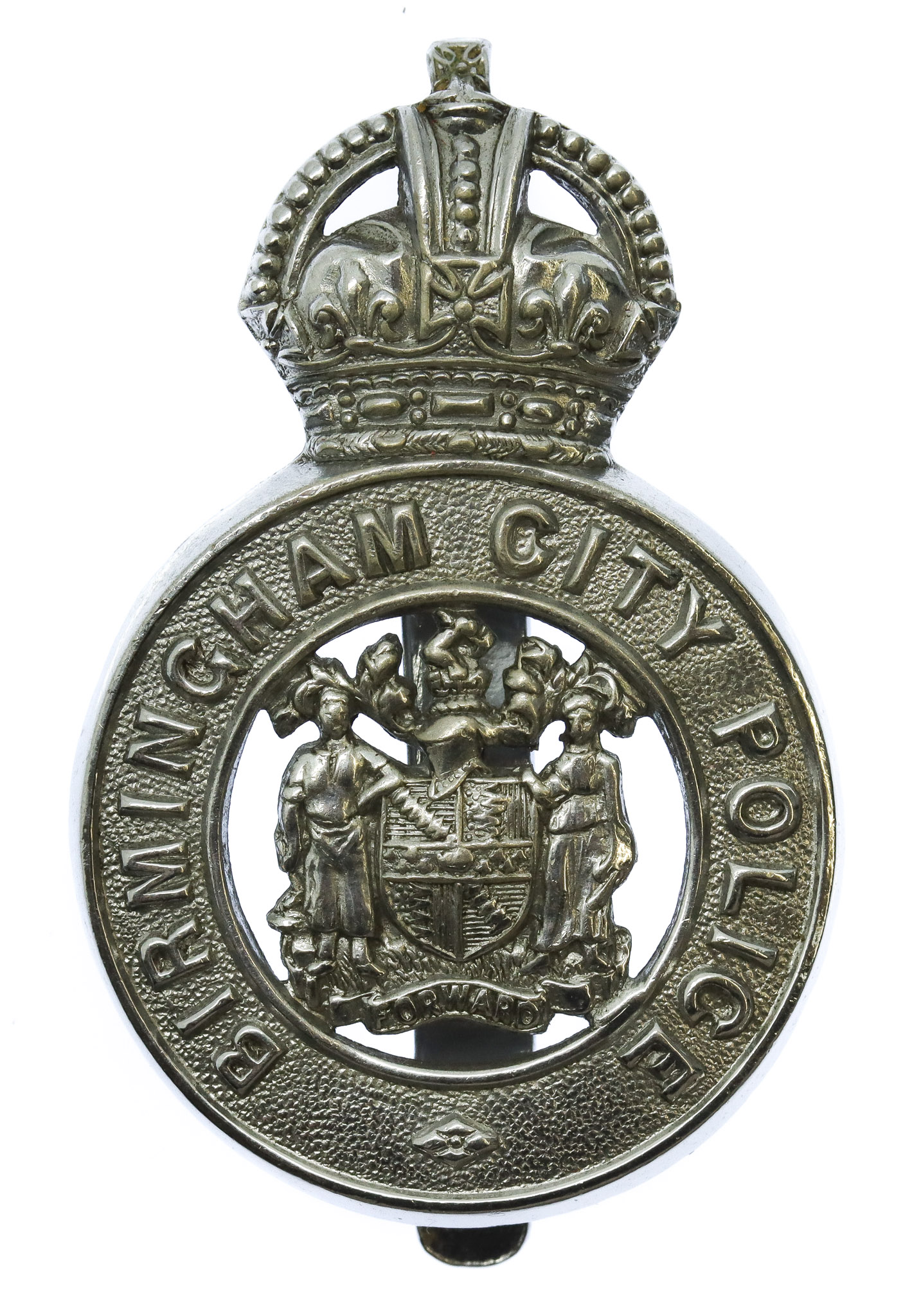 Birmingham City Police Cap Badge - King's Crown