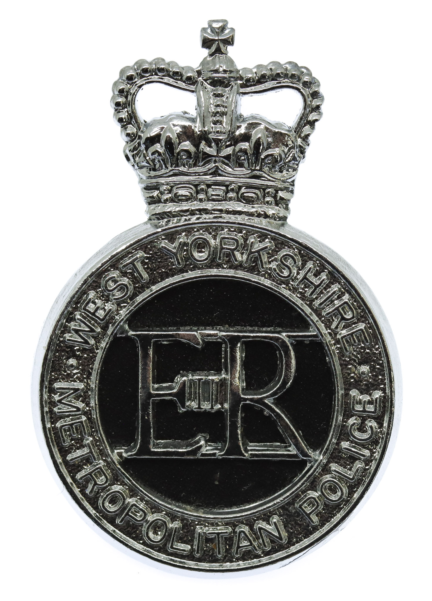 West Yorkshire Metropolitan Police Cap Badge - Queen's Crown