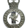 Liverpool City Police Cap Badge - Queen's Crown