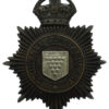 Cornwall Constabulary Night Helmet Plate - King's Crown (1st version)