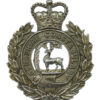 Berkshire Constabulary Wreath Helmet Plate - Queen's Crown