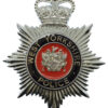 West Yorkshire Police Enamelled Helmet Plate - Queen's Crown
