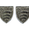 Pair of Essex and Southend-on-Sea Constabulary Collar Badges