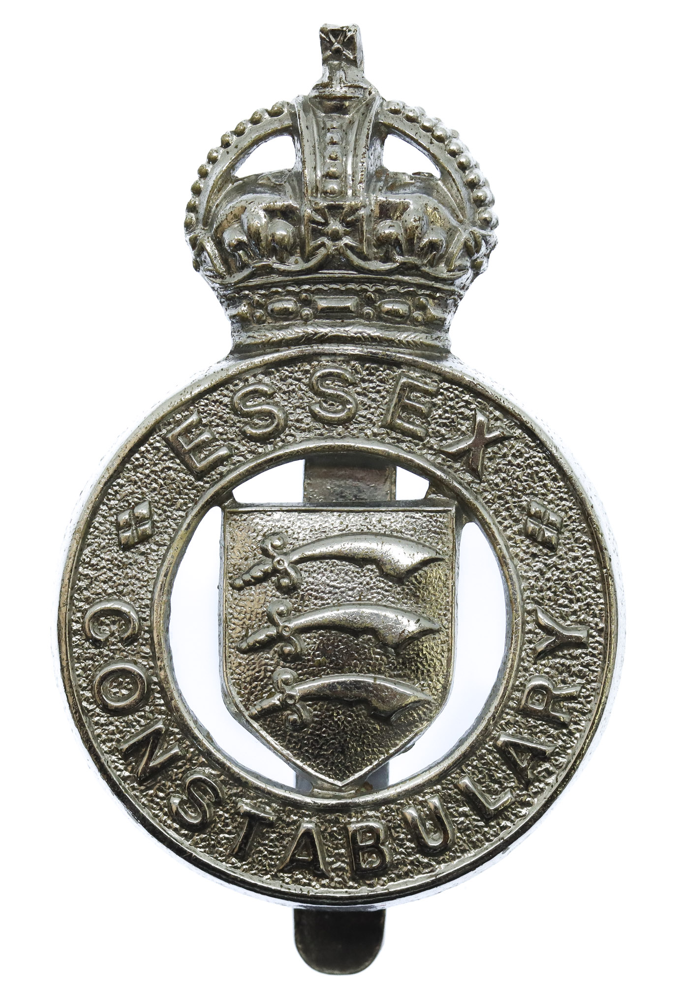 Essex Constabulary Cap Badge - King's Crown