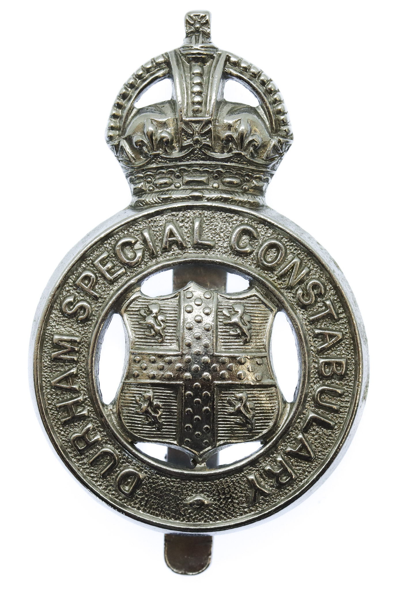 Durham Special Constabulary Cap Badge - King's Crown