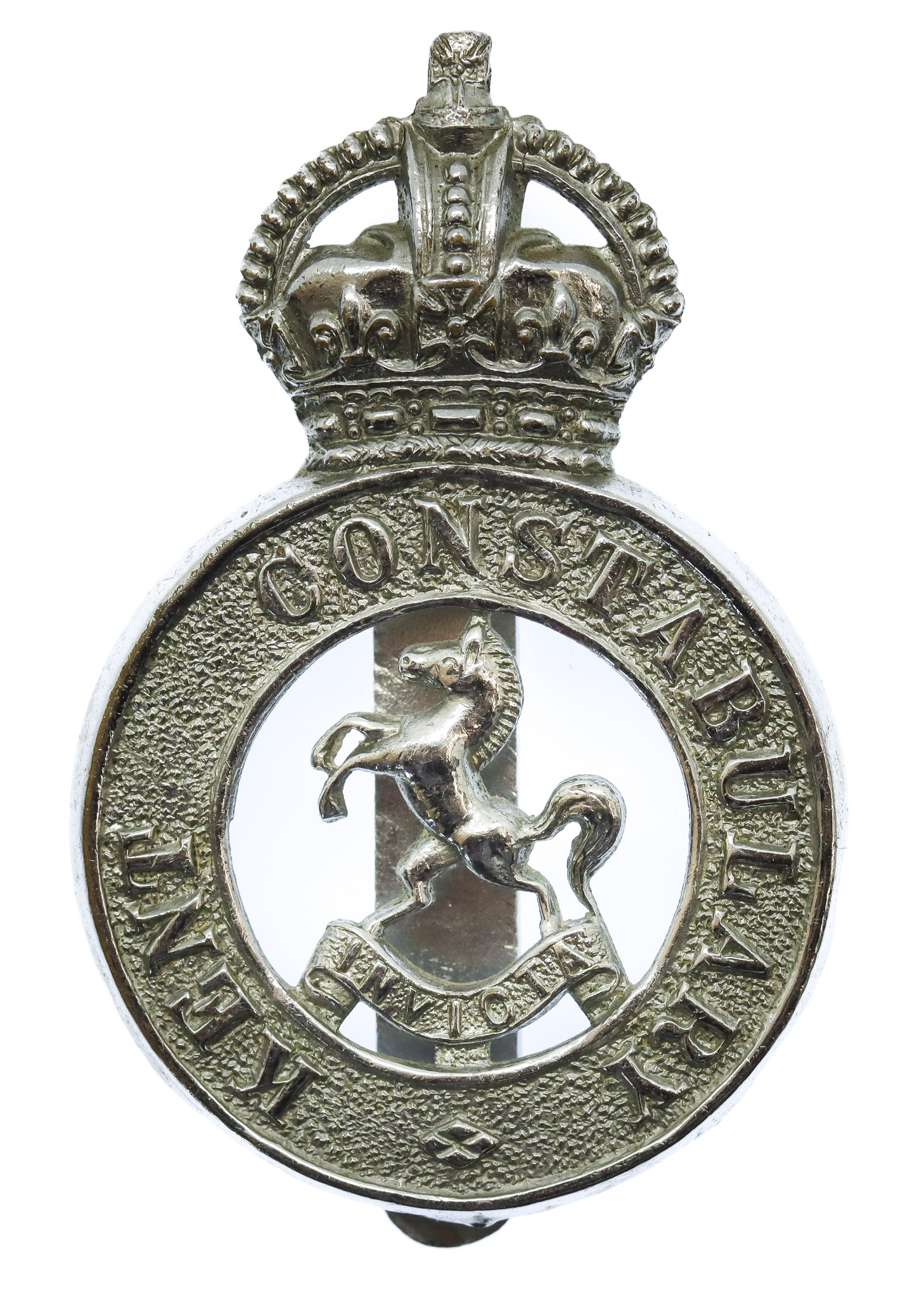 Kent Constabulary Cap Badge - King's Crown