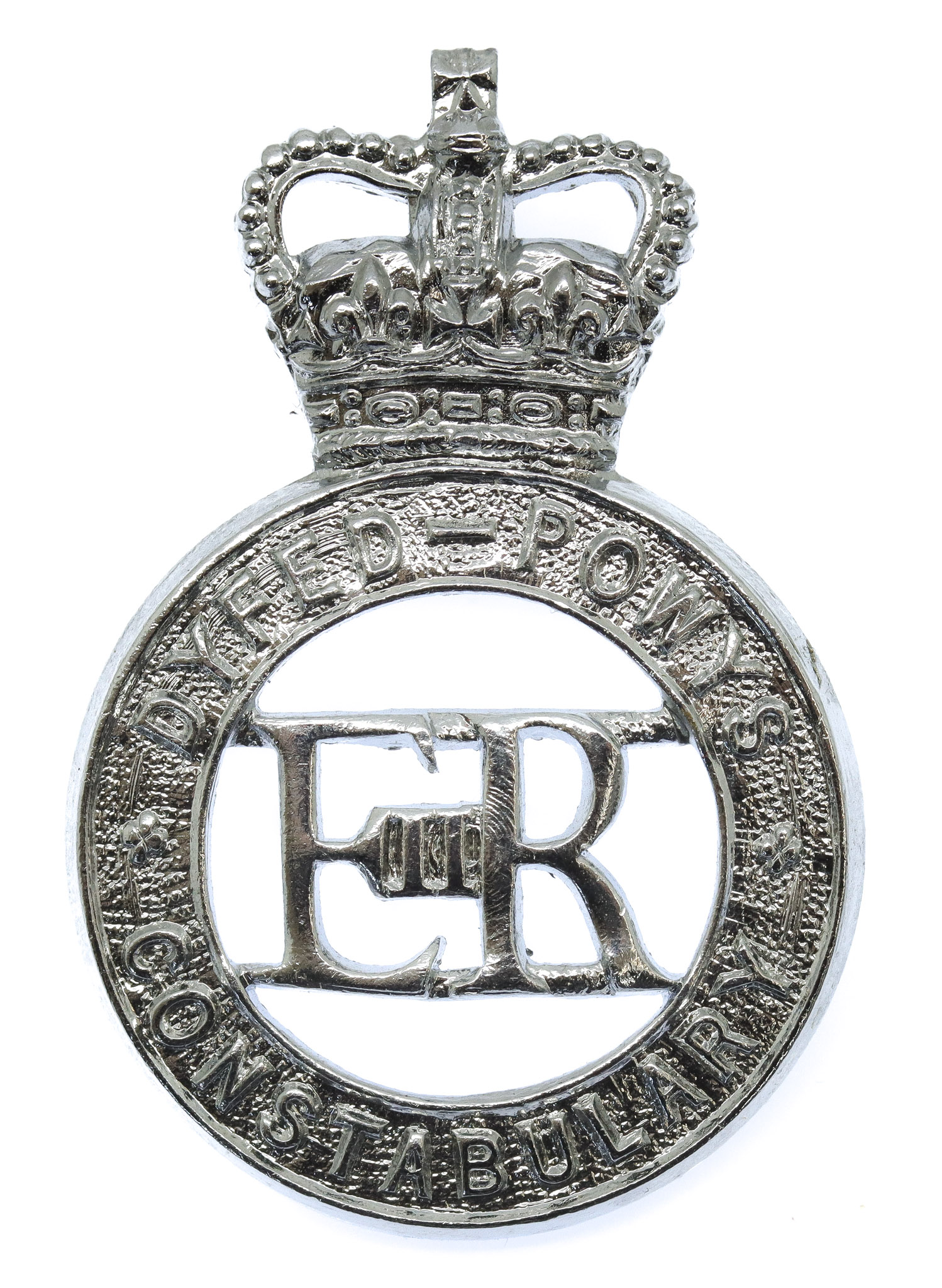 Dyfed-Powys Constabulary Cap Badge - Queen's Crown