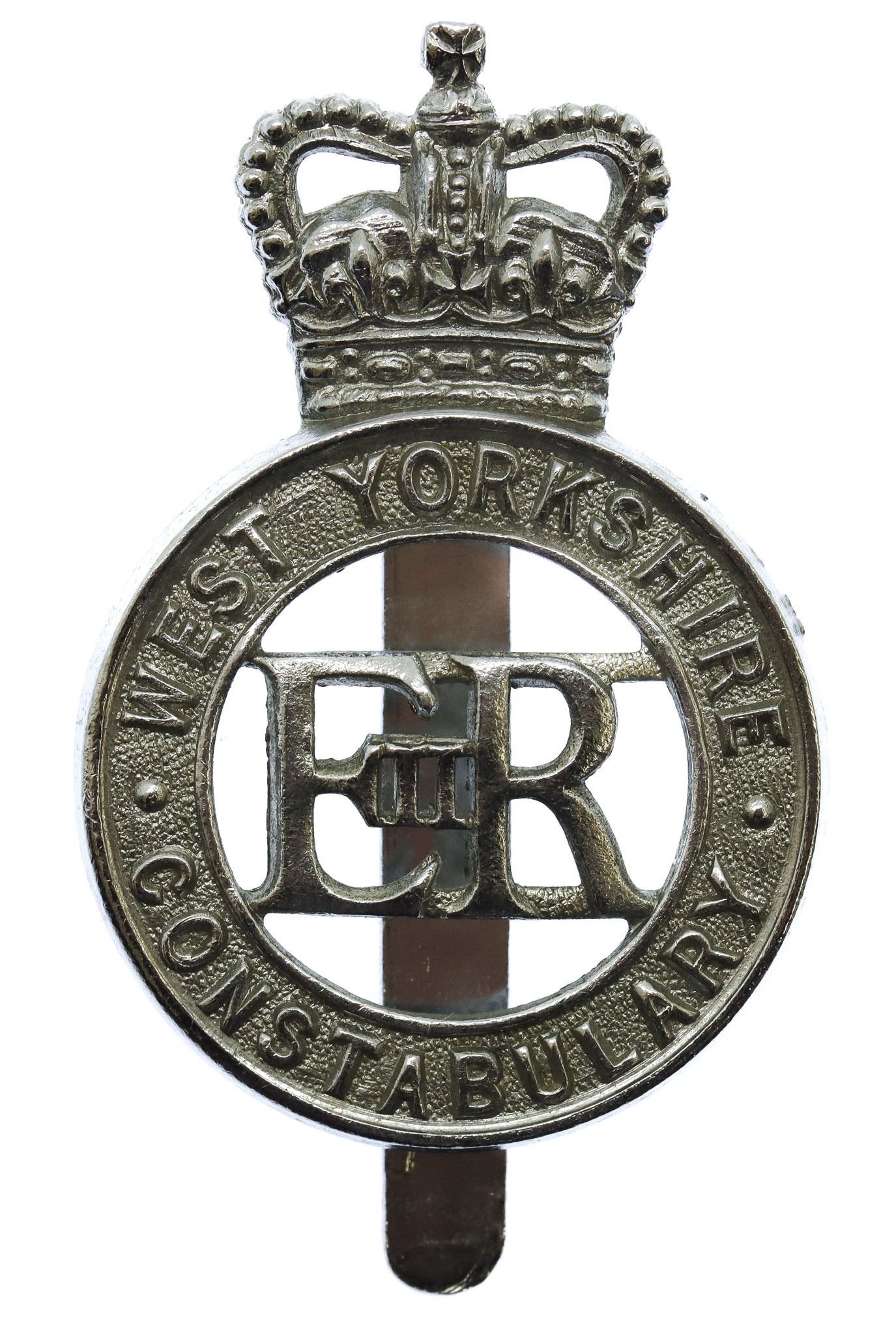 West Yorkshire Constabulary Cap Badge - Queen's Crown