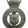 Sheffield City Police Cap Badge - Queen's Crown 