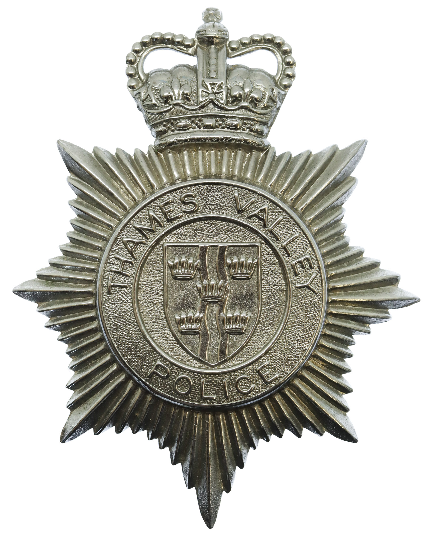 Thames Valley Police Helmet Plate - Queen's Crown