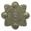 Garda Siochana (Irish Police) White Metal Cap Badge