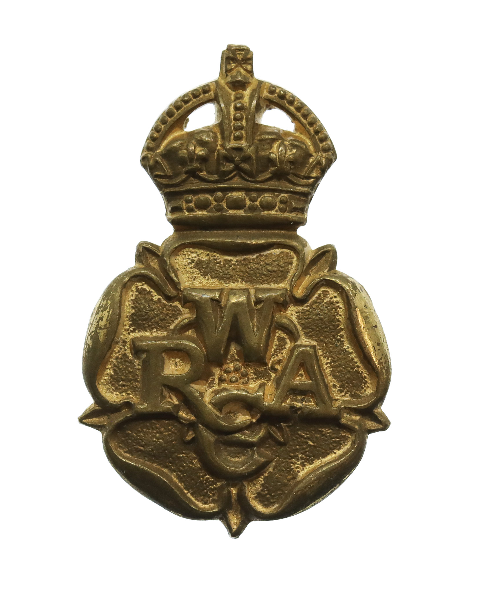 Women's Royal Army Corps (W.R.A.C.) Collar Badge - King's Crown