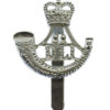 Durham Light Infantry (D.L.I.) Anodised (Staybrite) Beret Badge - Queen's Crown