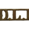 Durham Light Infantry (D.L.I.) Shoulder Title