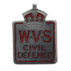 Women's Voluntary Service (W.V.S.) Civil Defence Lapel Badge