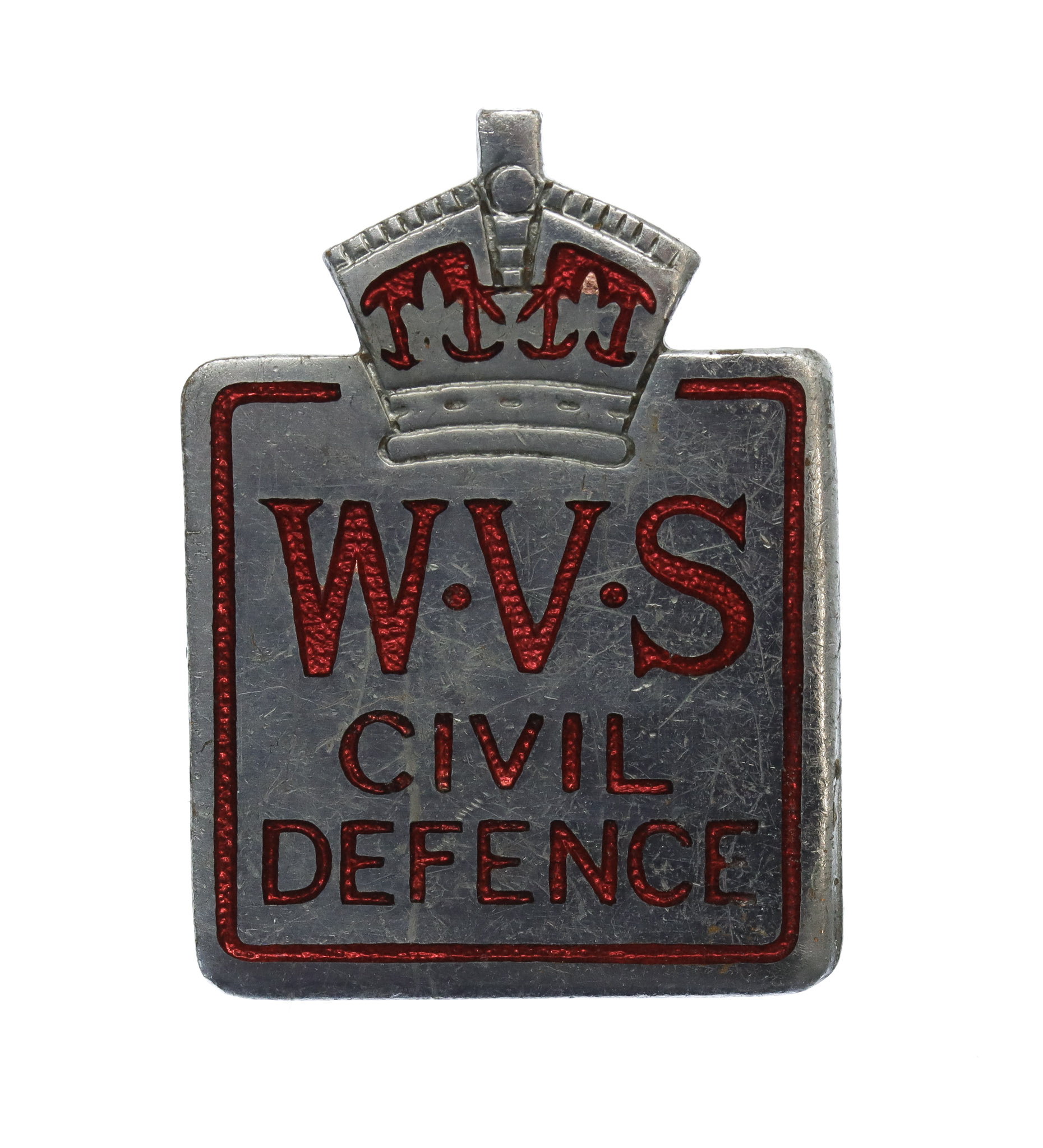 Women's Voluntary Service (W.V.S.) Civil Defence Lapel Badge