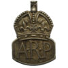 WW2 Air Raid Precautions (A.R.P.) Hallmarked Silver Lapel Badge