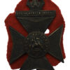 9th County of London Bn. (Queen Victoria Rifles) London Regiment Cap Badge - King's Crown