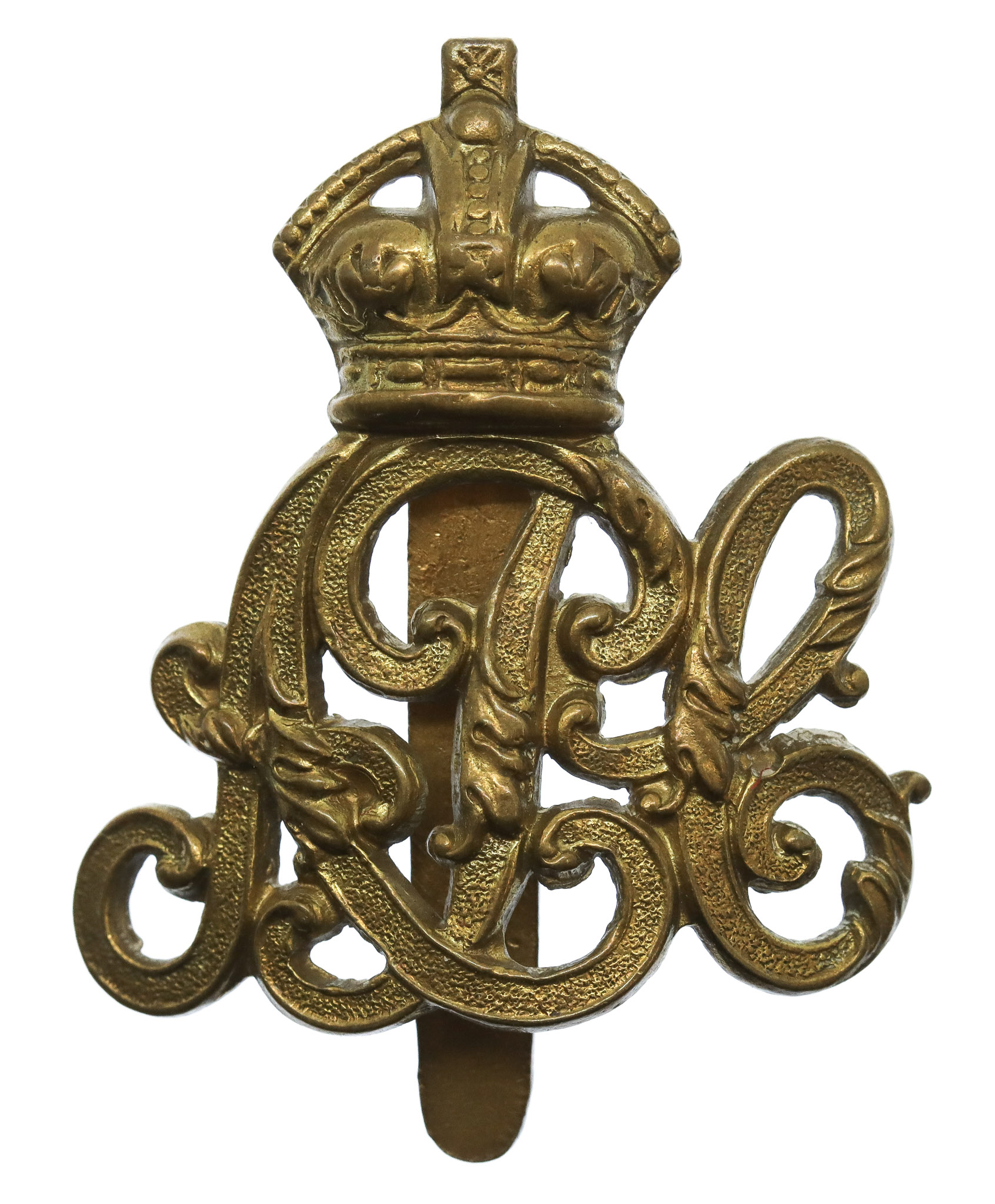 Army Pay Corps (A.P.C.) Cap Badge - King's Crown
