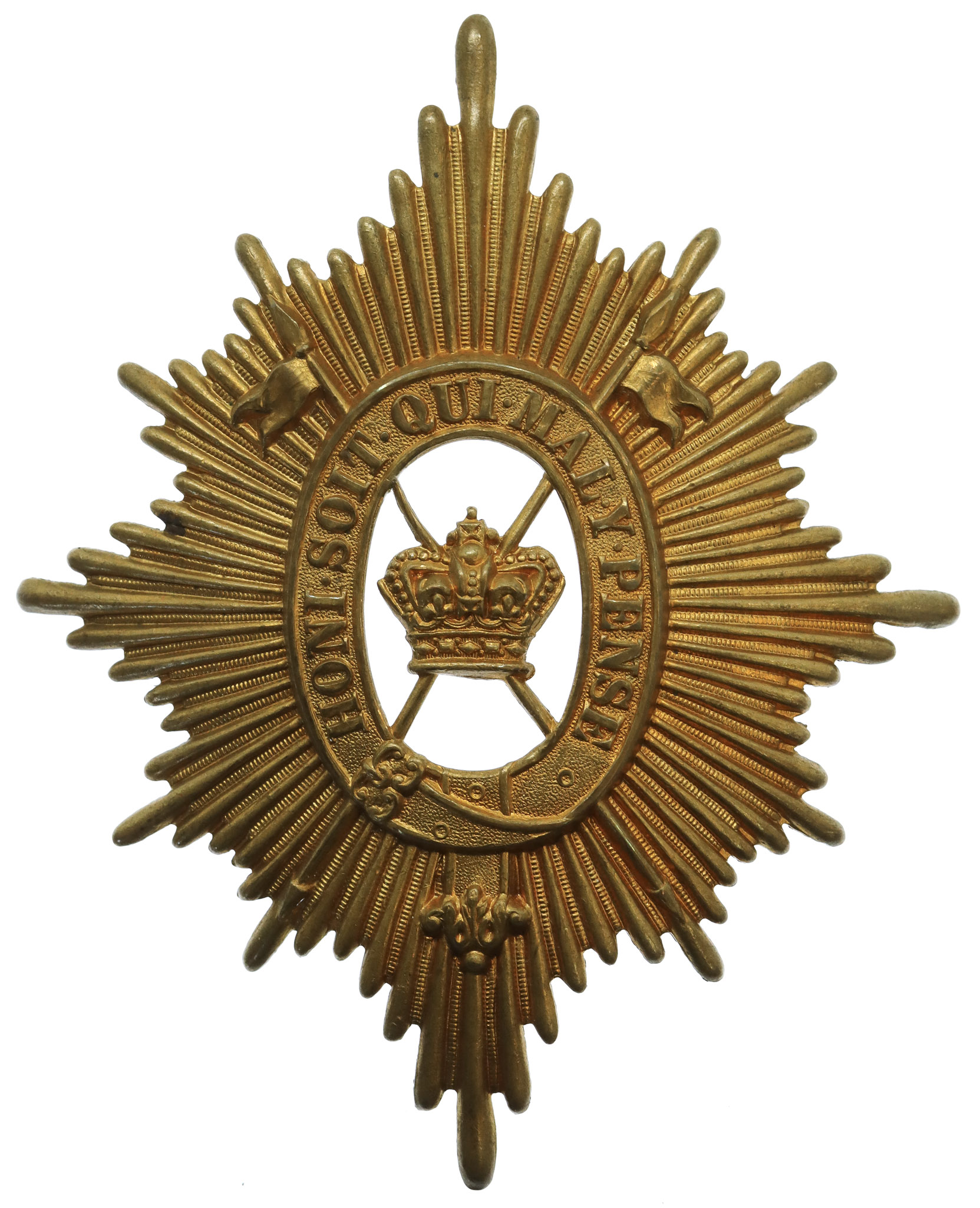 Victorian Lancers Foreign Service Helmet Plate