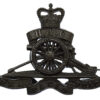 Honourable Artillery Company (H.A.C.) Officer's Service Dress Cap Badge - Queen's Crown
