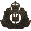 Suffolk Regiment Officer's Service Dress Collar Badge - King's Crown