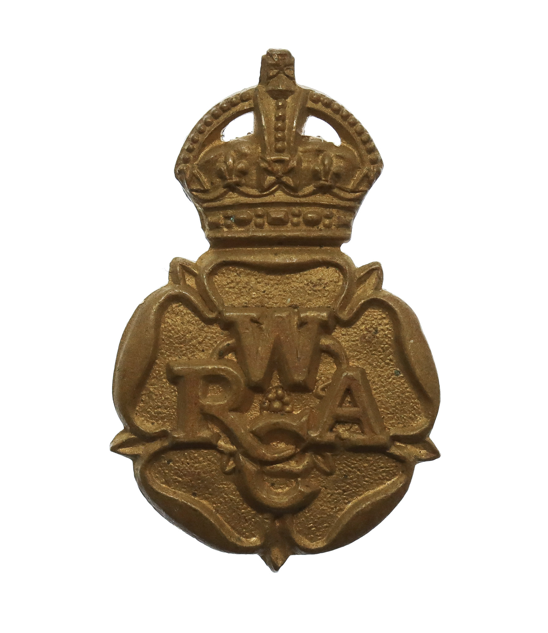 Women's Royal Army Corps (W.R.A.C.) Collar Badge - King's Crown