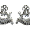 Pair of Light Infantry Anodised (Staybrite) Shoulder Titles