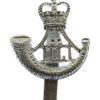 Durham Light Infantry (D.L.I.) Anodised (Staybrite) Beret Badge - Queen's Crown