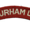 Durham Light Infantry (DURHAM L.I.) Cloth Shoulder Title