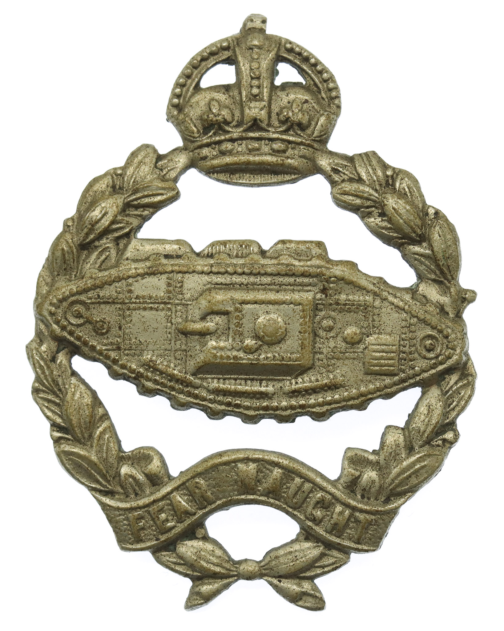 Royal Tank Regiment Cap Badge - King's Crown
