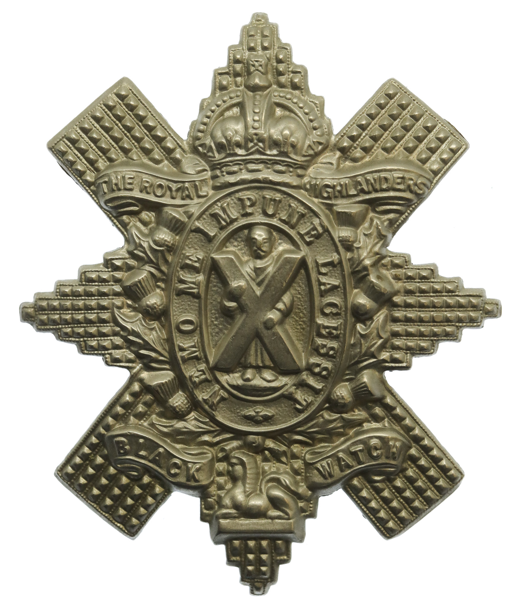 Black Watch (The Royal Highlanders) Cap Badge - King's Crown