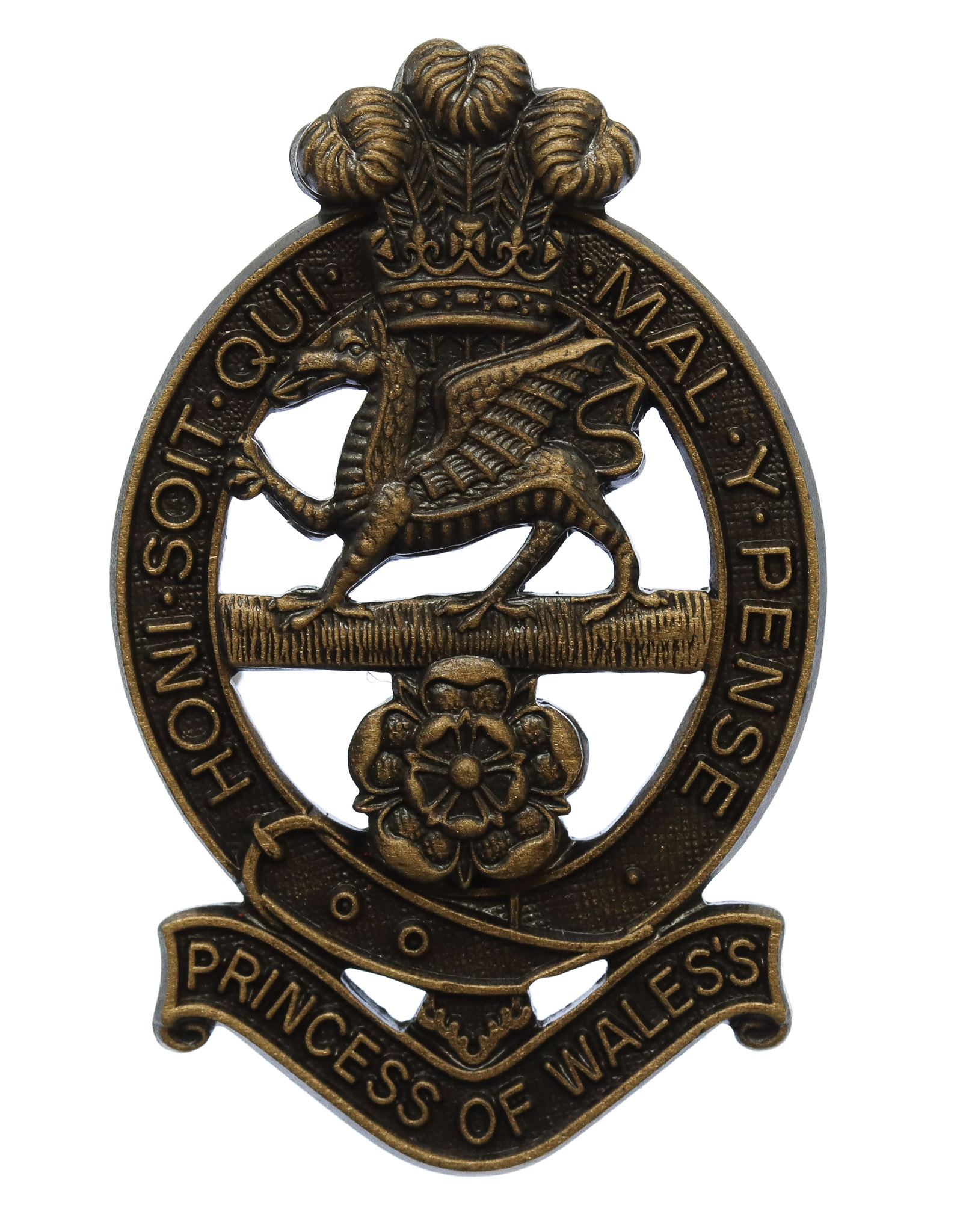 Princess of Wales's Royal Regiment Cap Badge