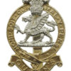 Queen's Royal Regiment Anodised (Staybrite) Cap Badge
