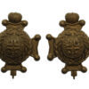 Pair of Royal Sussex Regiment Collar Badges